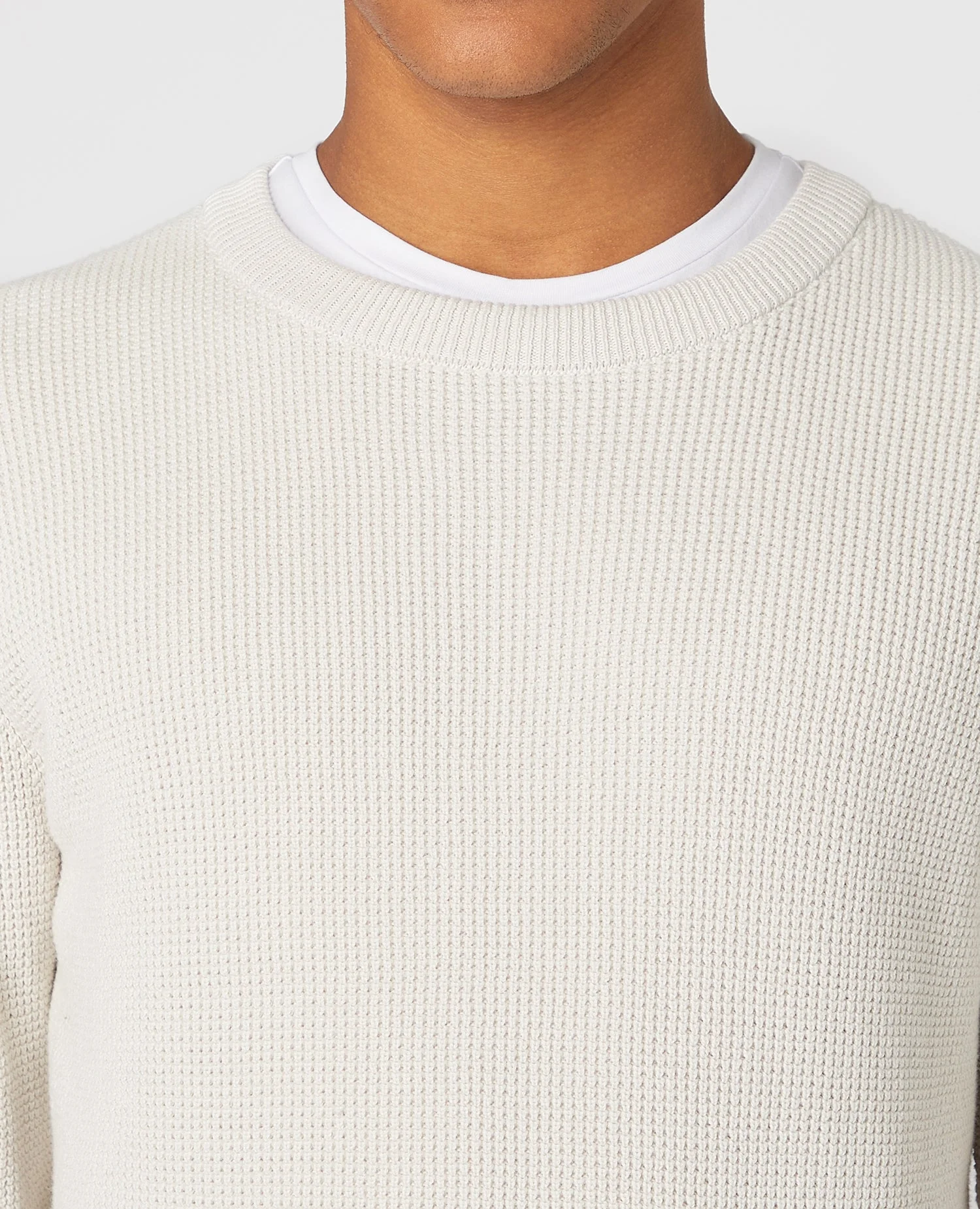 Tapered Fit Cotton-Rich Crew Neck Sweater - Image 4