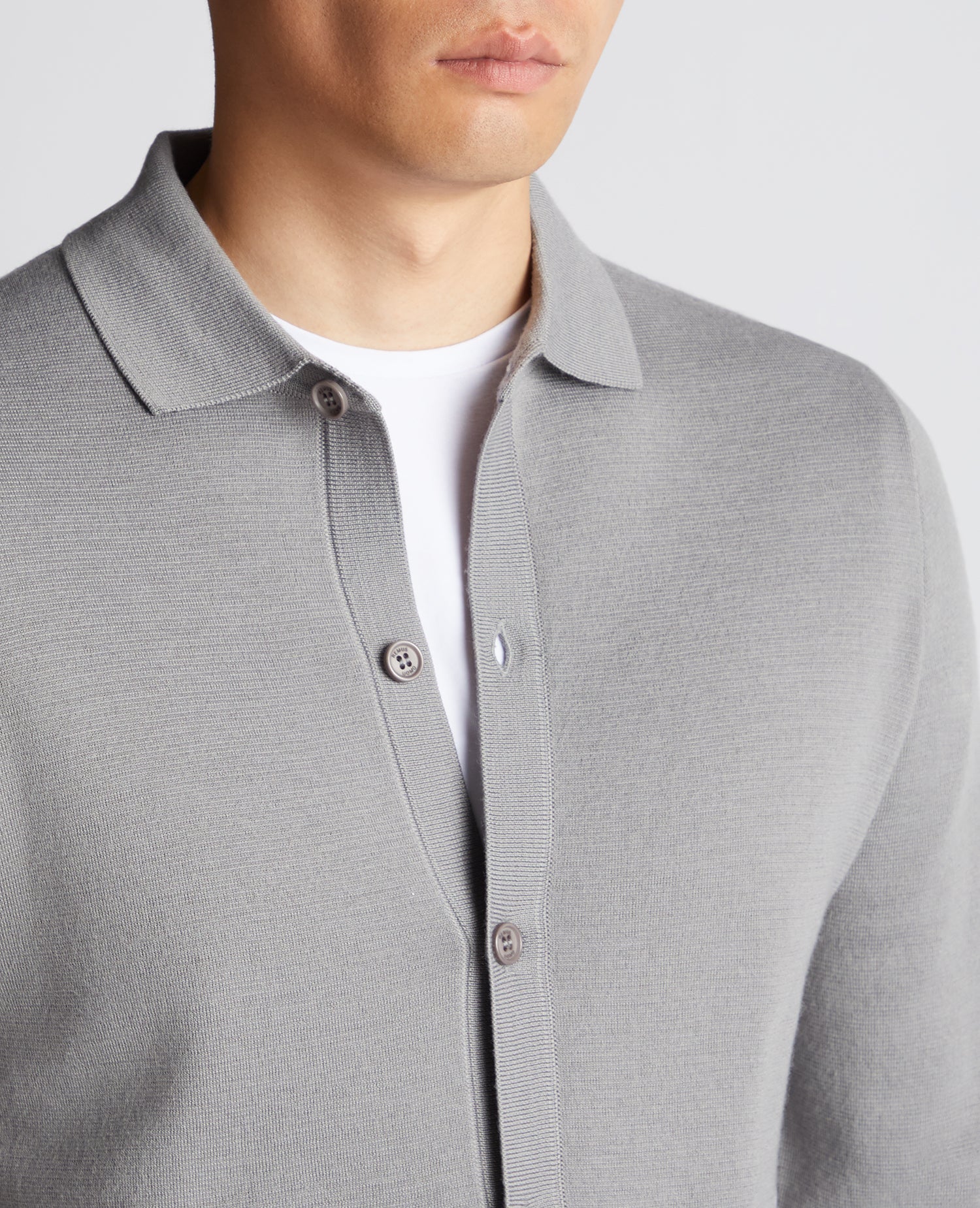 Slim Fit Long Sleeve Cardigan - Image 5