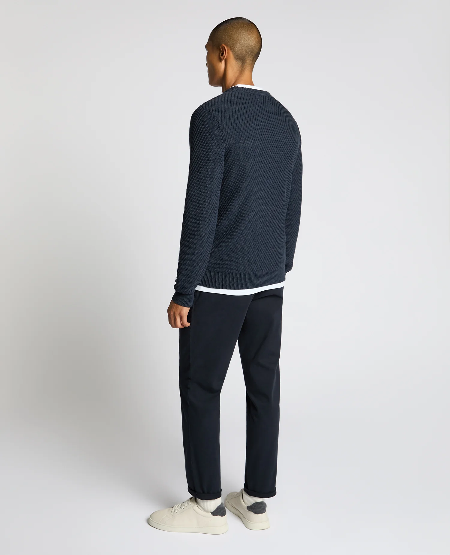 Cotton Interest Fabric Sweater - Image 3