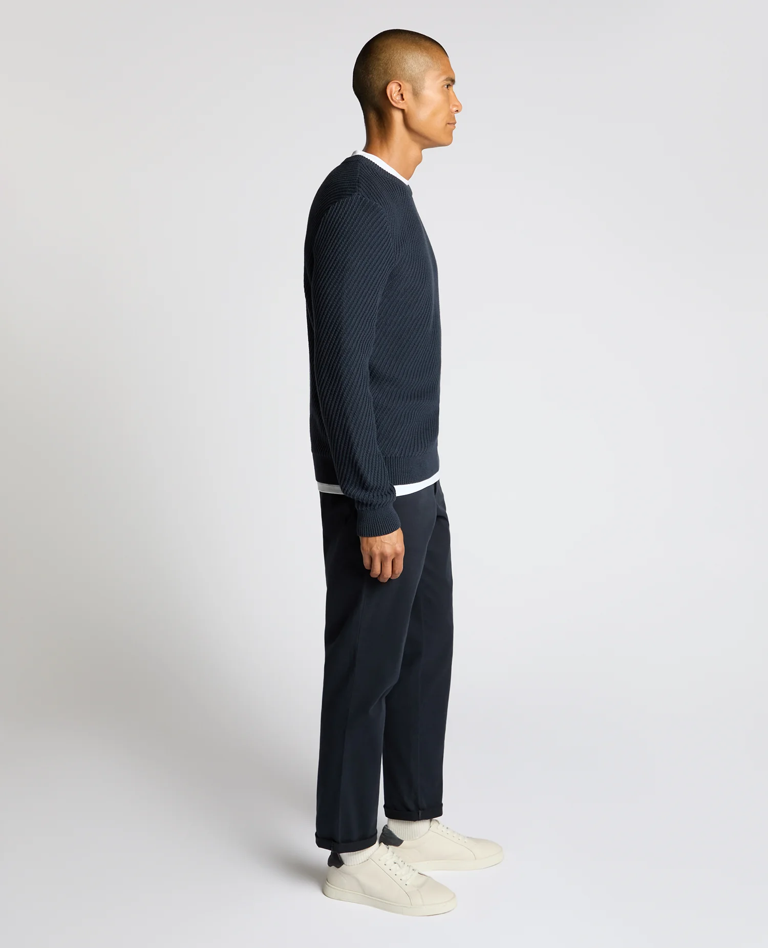 Cotton Interest Fabric Sweater - Image 4