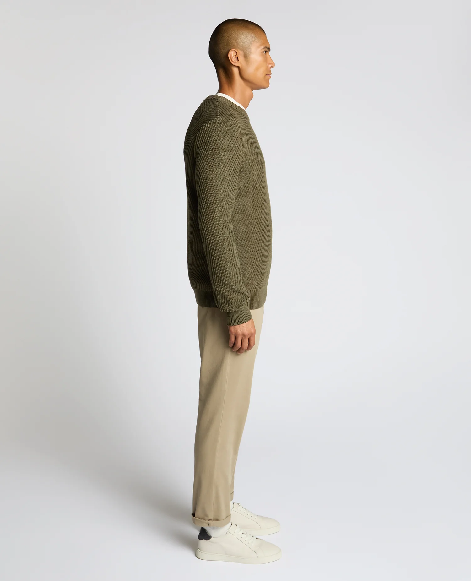 Cotton Interest Fabric Sweater - Image 4