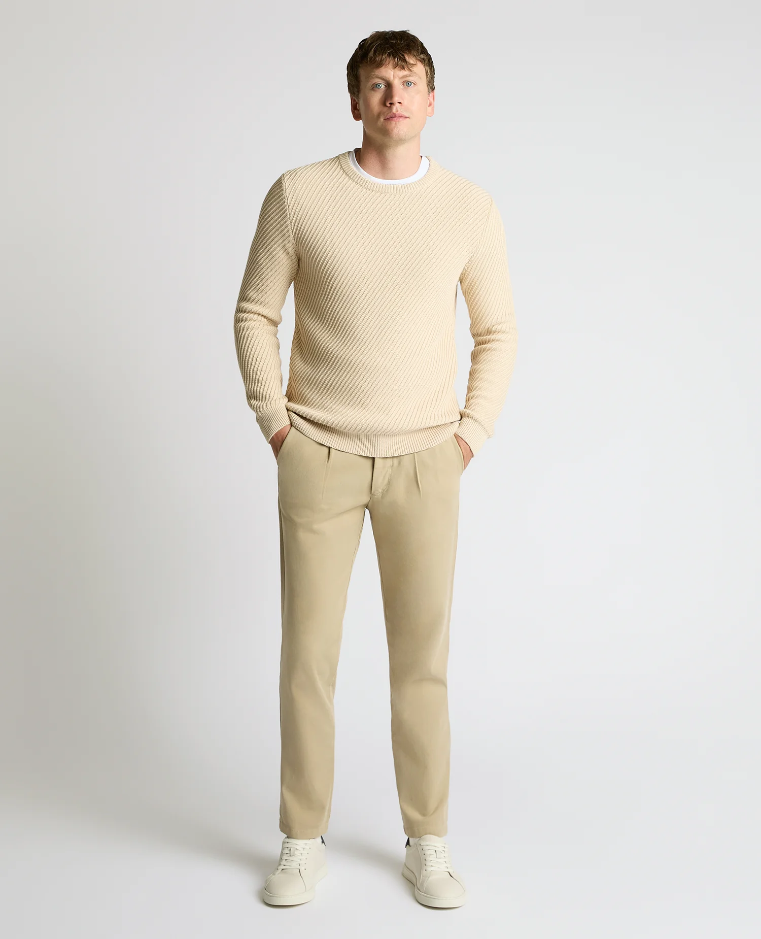 Cotton Interest Fabric Sweater - Image 2