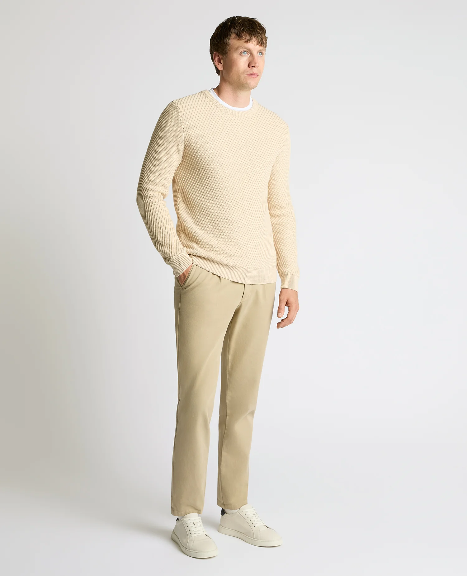 Cotton Interest Fabric Sweater - Image 4