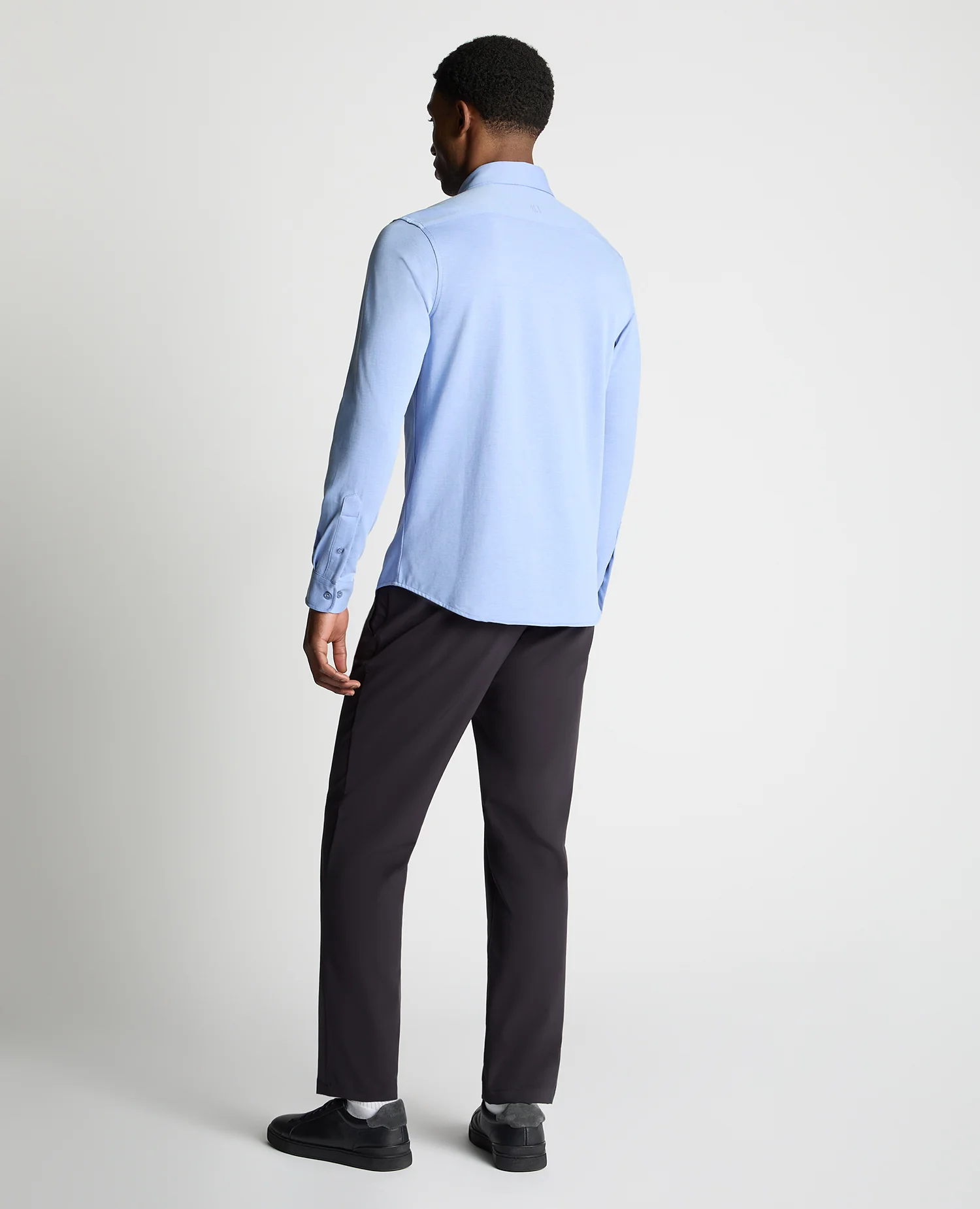 Long Sleeve Cotton Stretch Shirt - Image 3