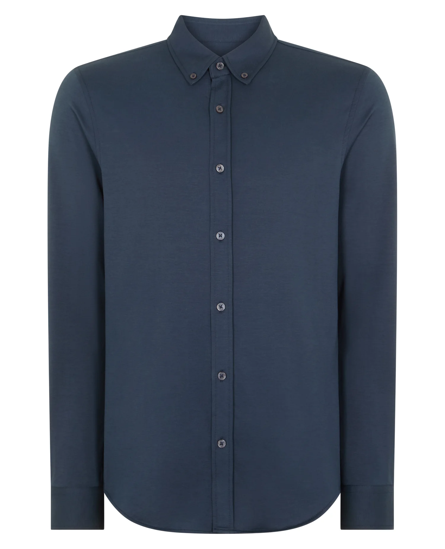 Long Sleeve Cotton Stretch Shirt - Image 7