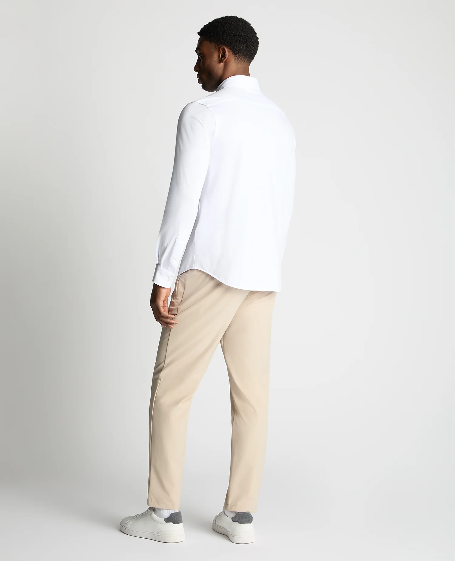 Long Sleeve Cotton Stretch Shirt - Image 4