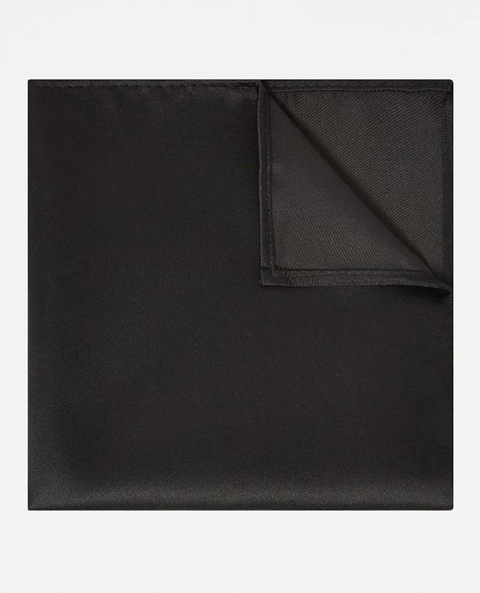 Plain design pocket square - Image 2