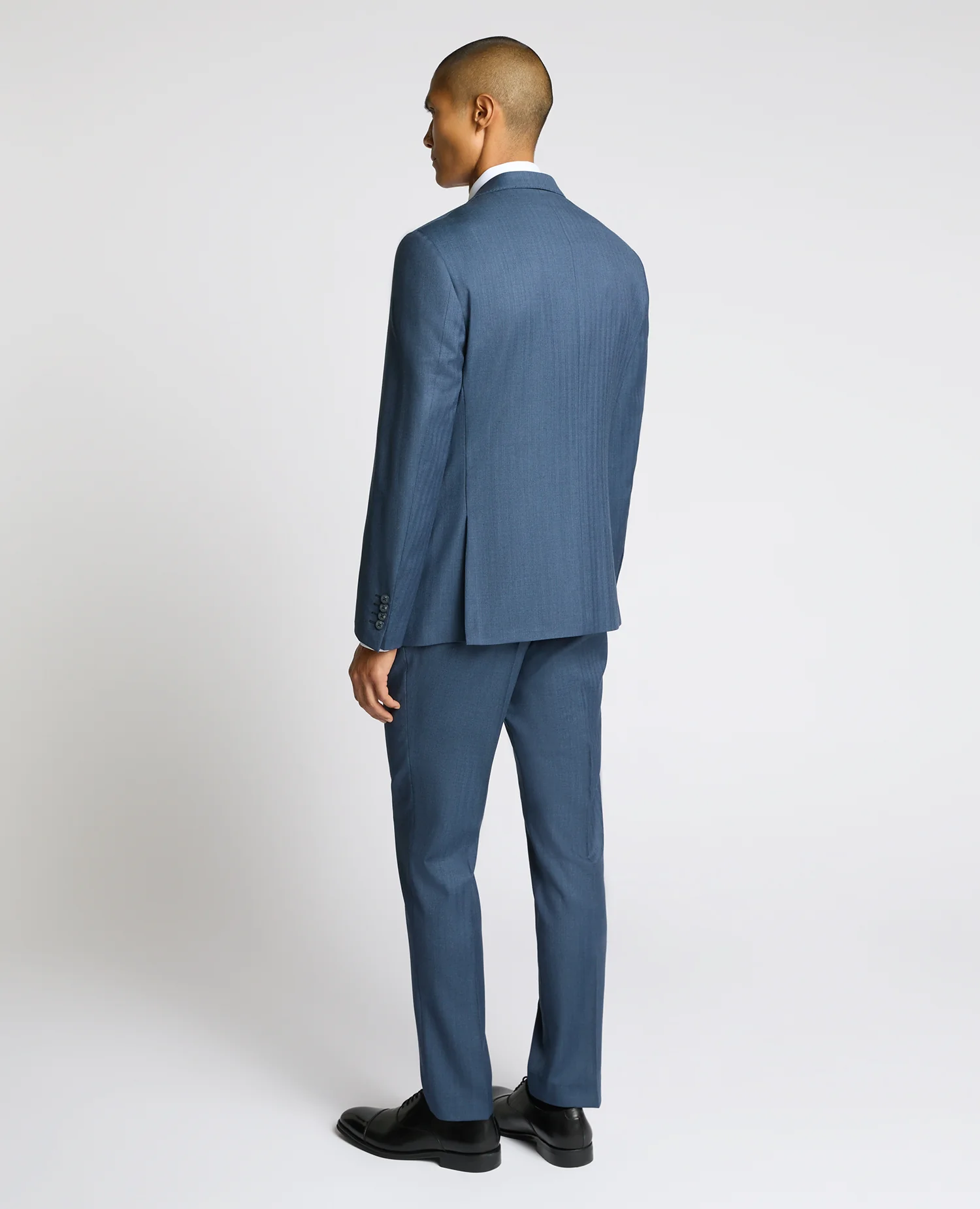 Tapered fit Wool Blend Suit Jacket - Image 3
