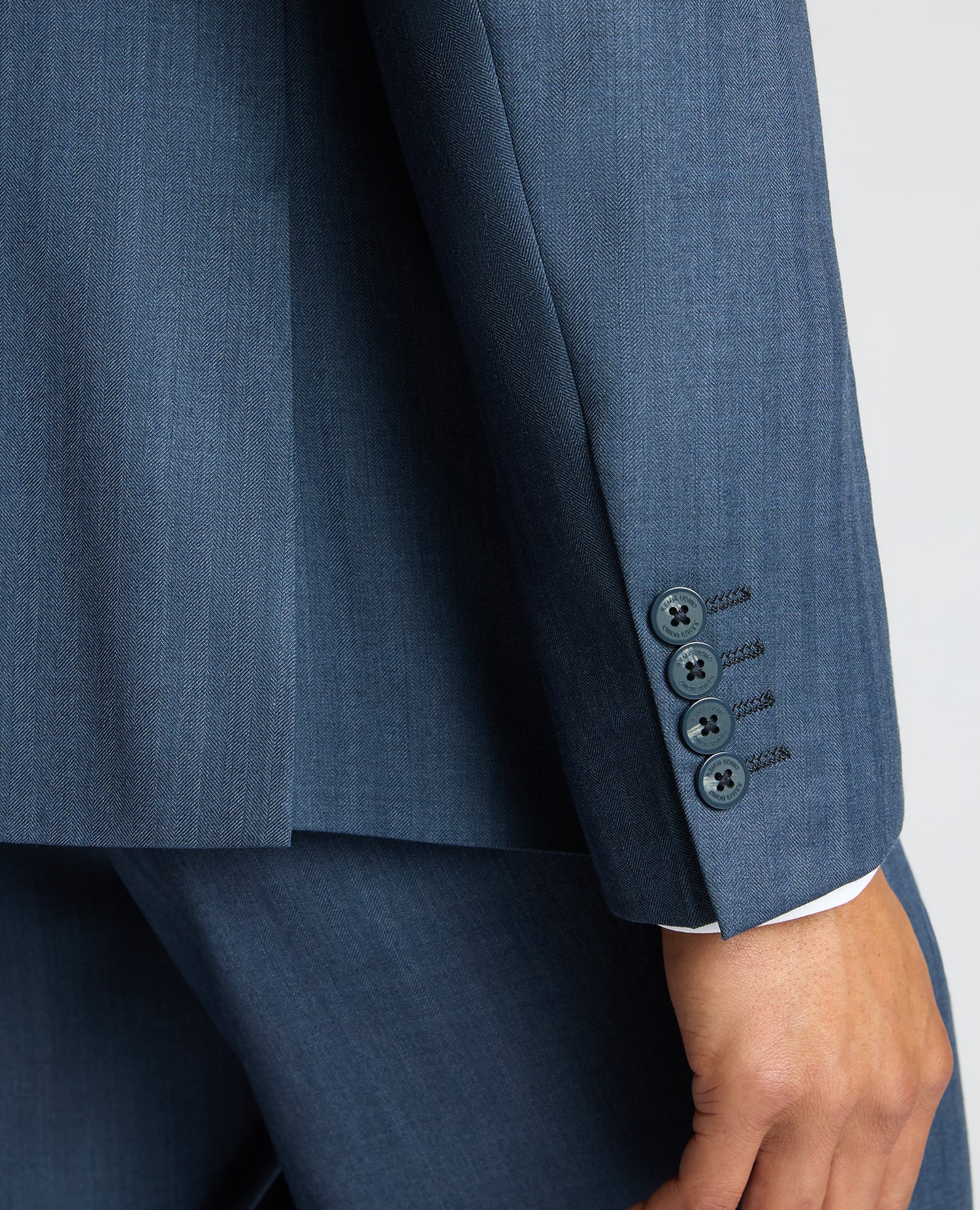 Tapered fit Wool Blend Suit Jacket - Image 5