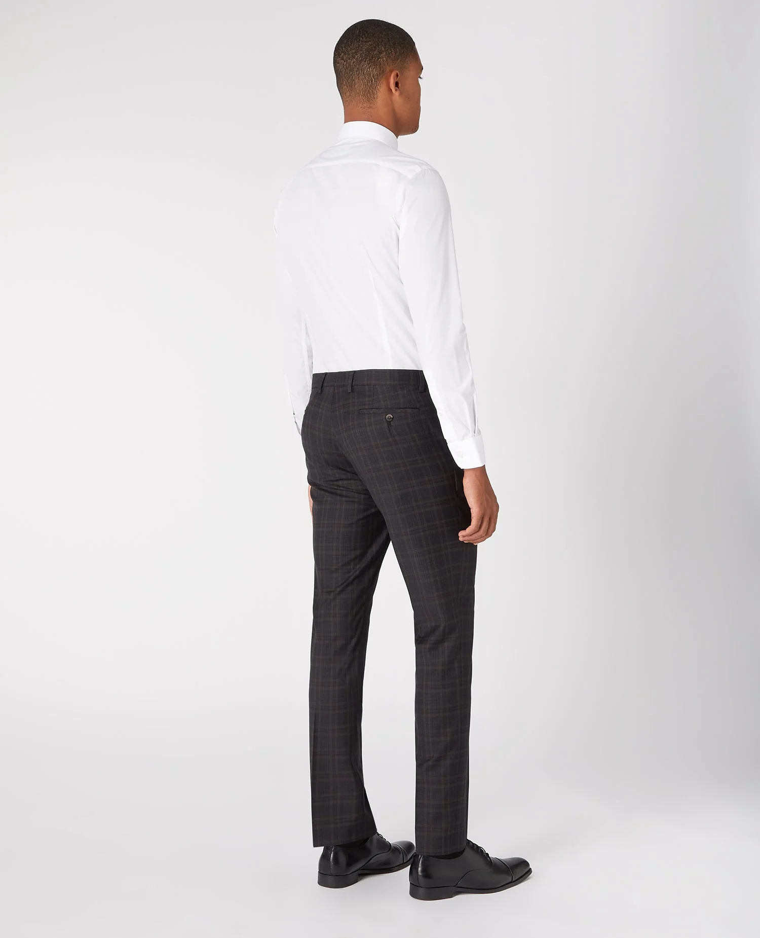 X-Slim Mix And Match Checked Suit Trouser - Image 3
