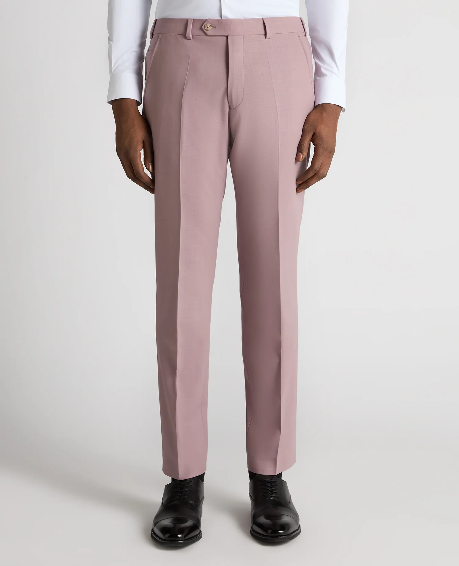 Slim leg wool rich mix and match suit trouser