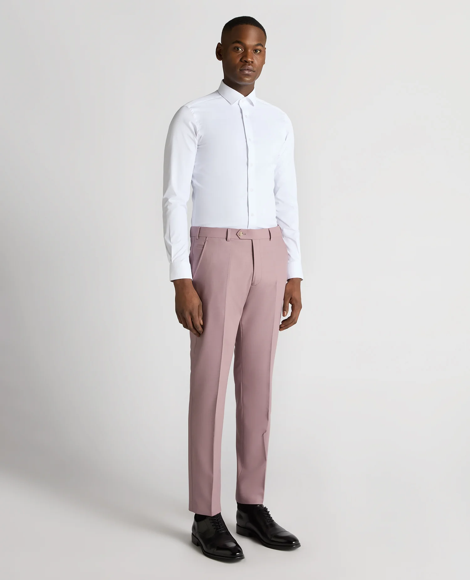 Slim leg wool rich mix and match suit trouser - Image 2