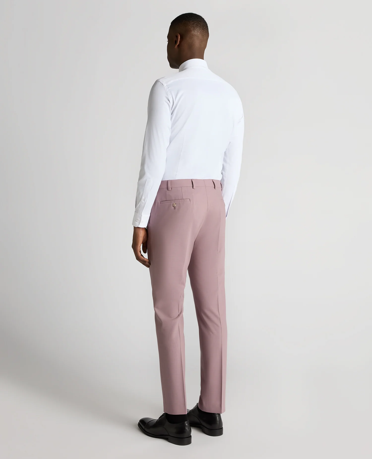 Slim leg wool rich mix and match suit trouser - Image 3