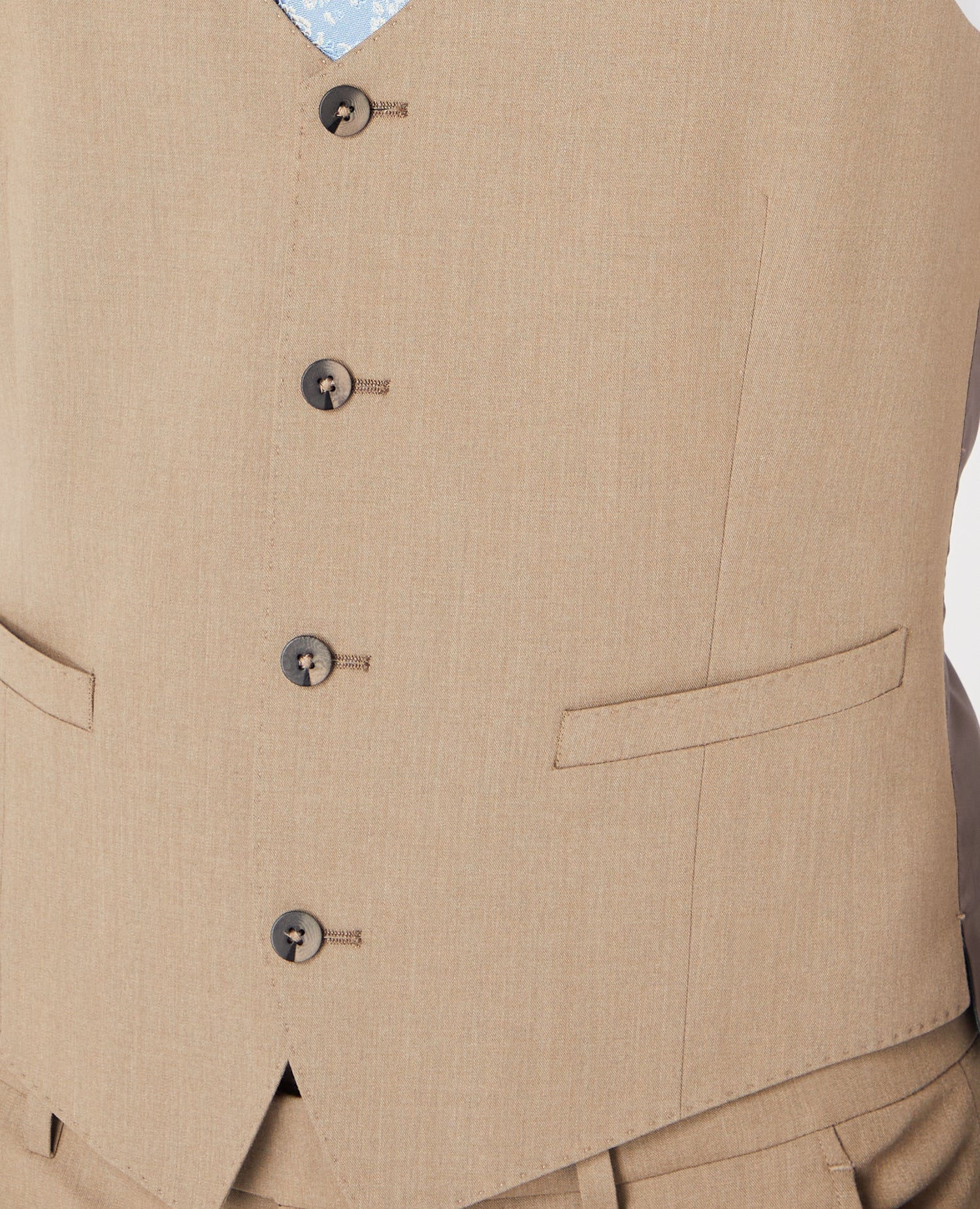 Slim Fit Stretch Waistcoat - Image 4