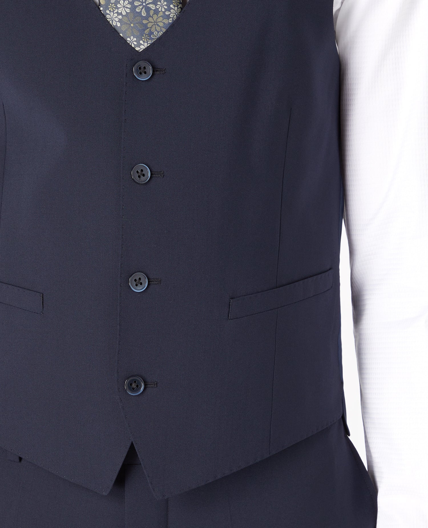 Slim Fit Wool-Rich Mix and Match Waistcoat - Image 4