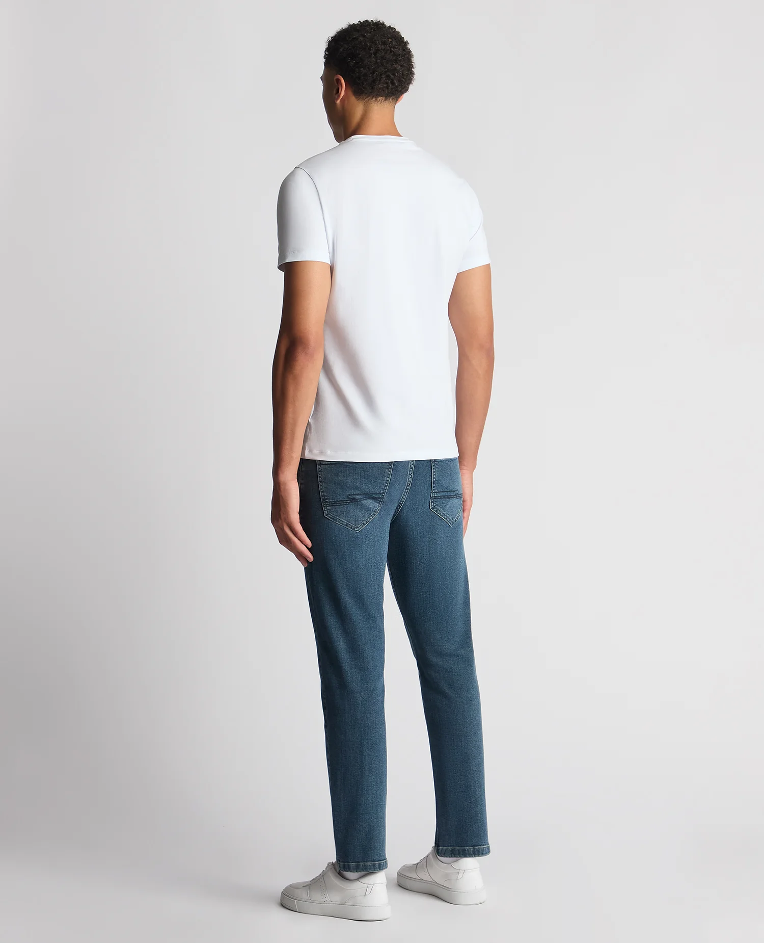 Roman Modern Straight Fit Cotton-Stretch Jean - Image 3