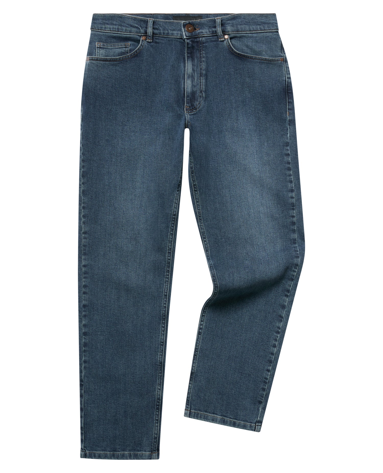 Roman Modern Straight Fit Cotton-Stretch Jean - Image 7