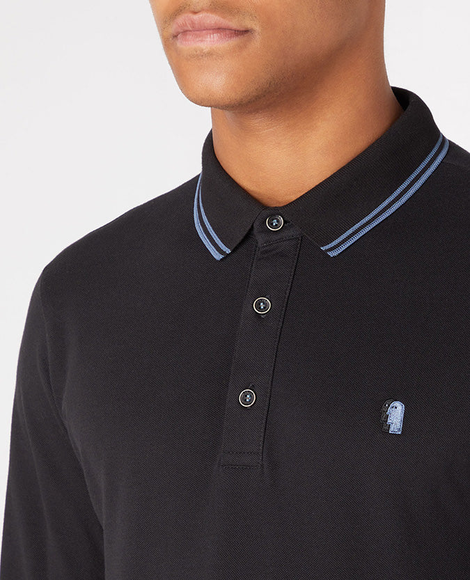 Slim Fit Cotton-Stretch Pique Polo Shirt - Image 4