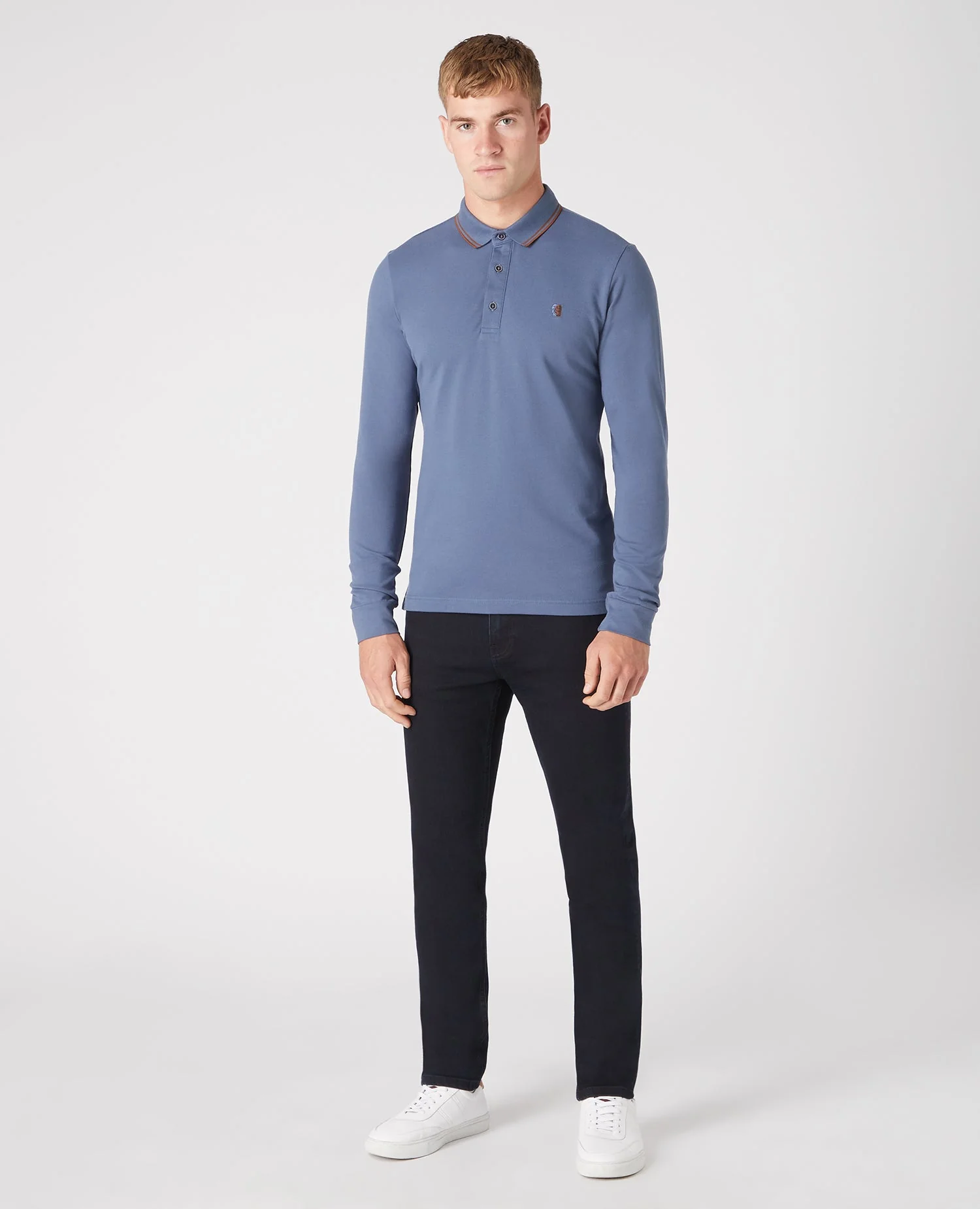 Slim Fit Cotton-Stretch Pique Polo Shirt - Image 2