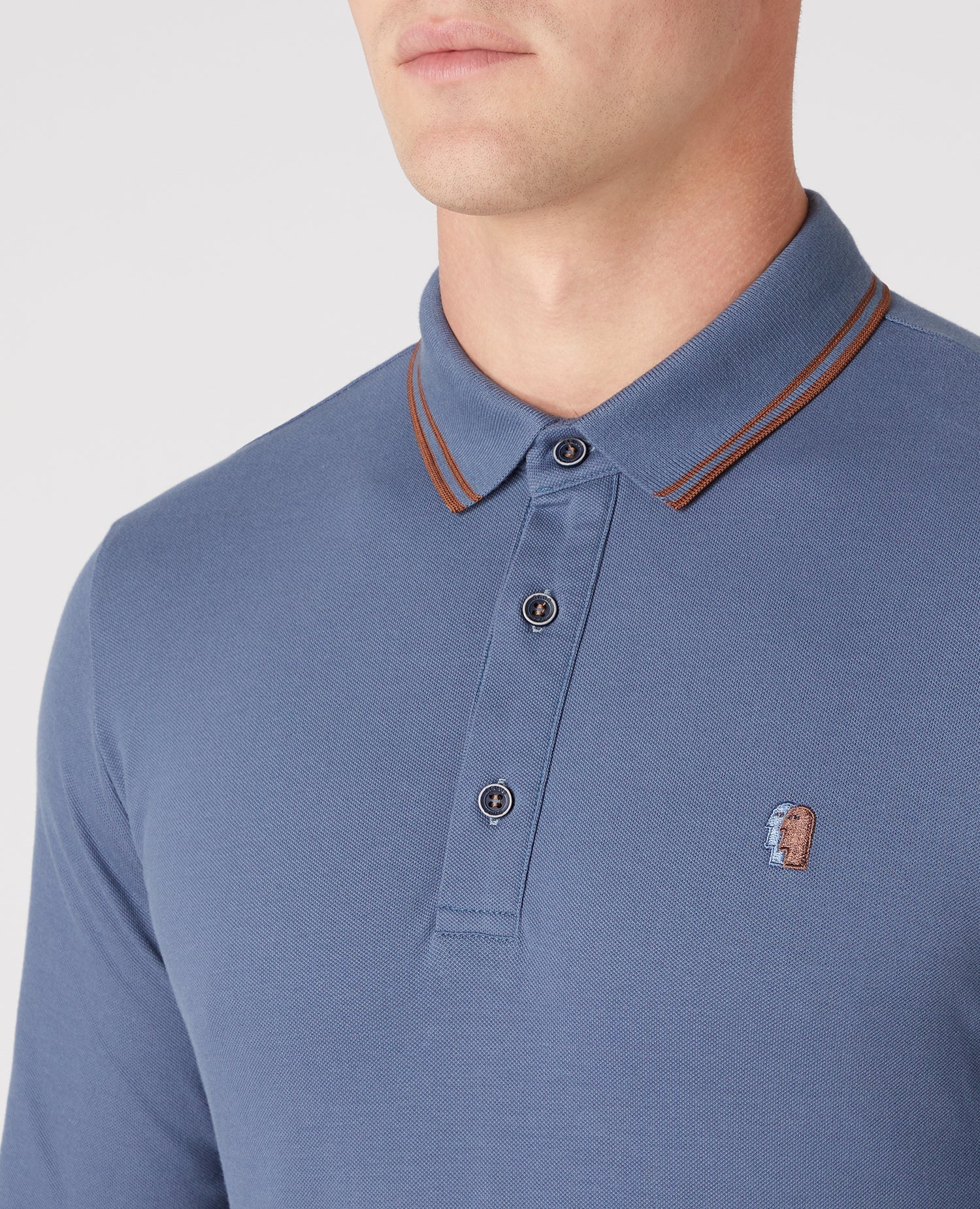 Slim Fit Cotton-Stretch Pique Polo Shirt - Image 4