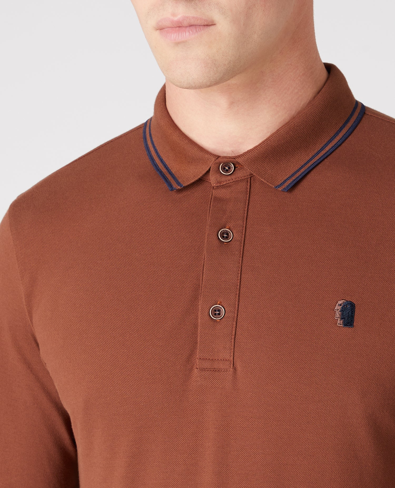 Slim Fit Cotton-Stretch Pique Polo Shirt - Image 4