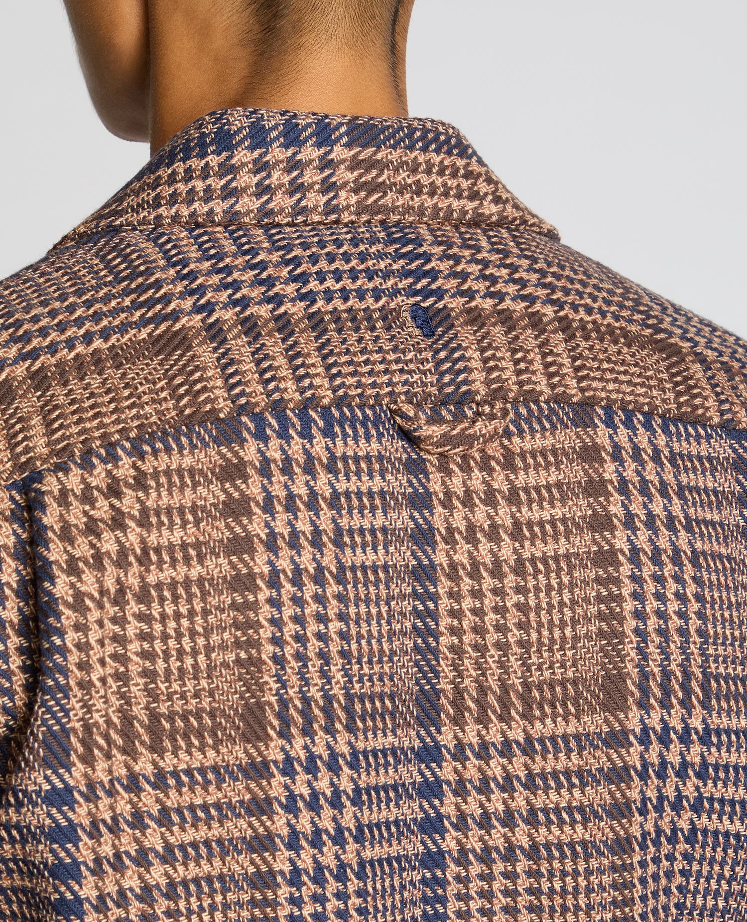 Regular Fit Houndstooth Shacket - Image 6
