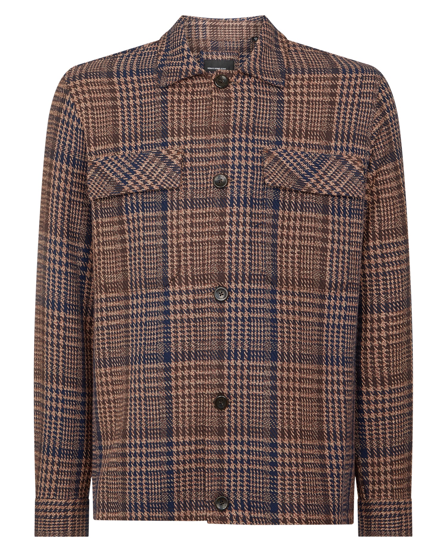 Regular Fit Houndstooth Shacket - Image 7