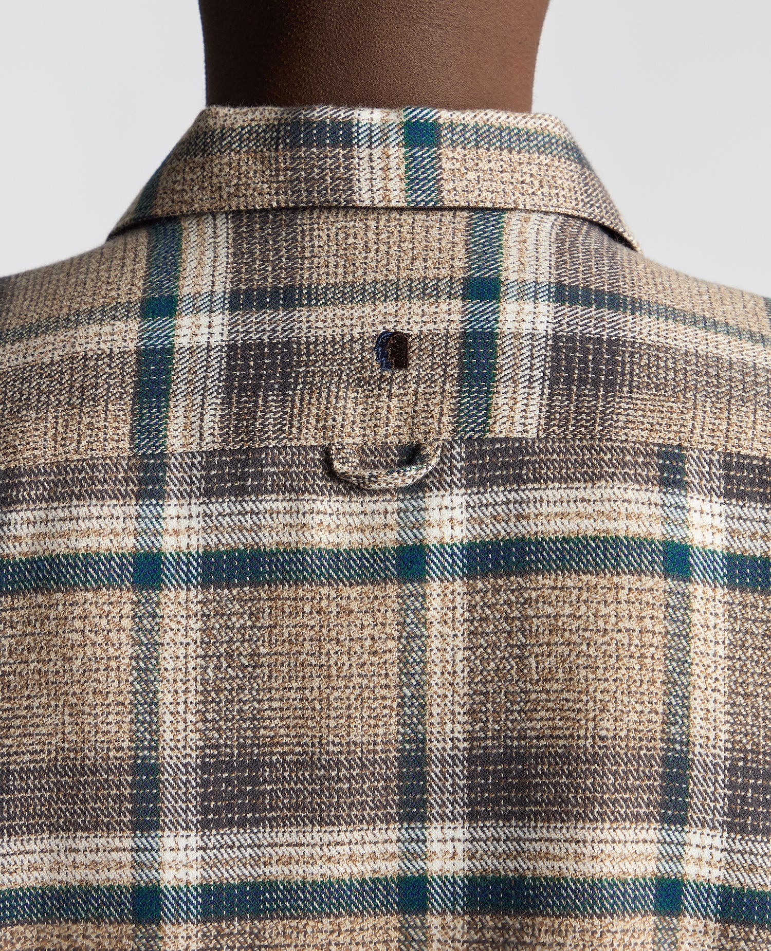Tapered Fit Cotton Checked Overshirt - Image 6