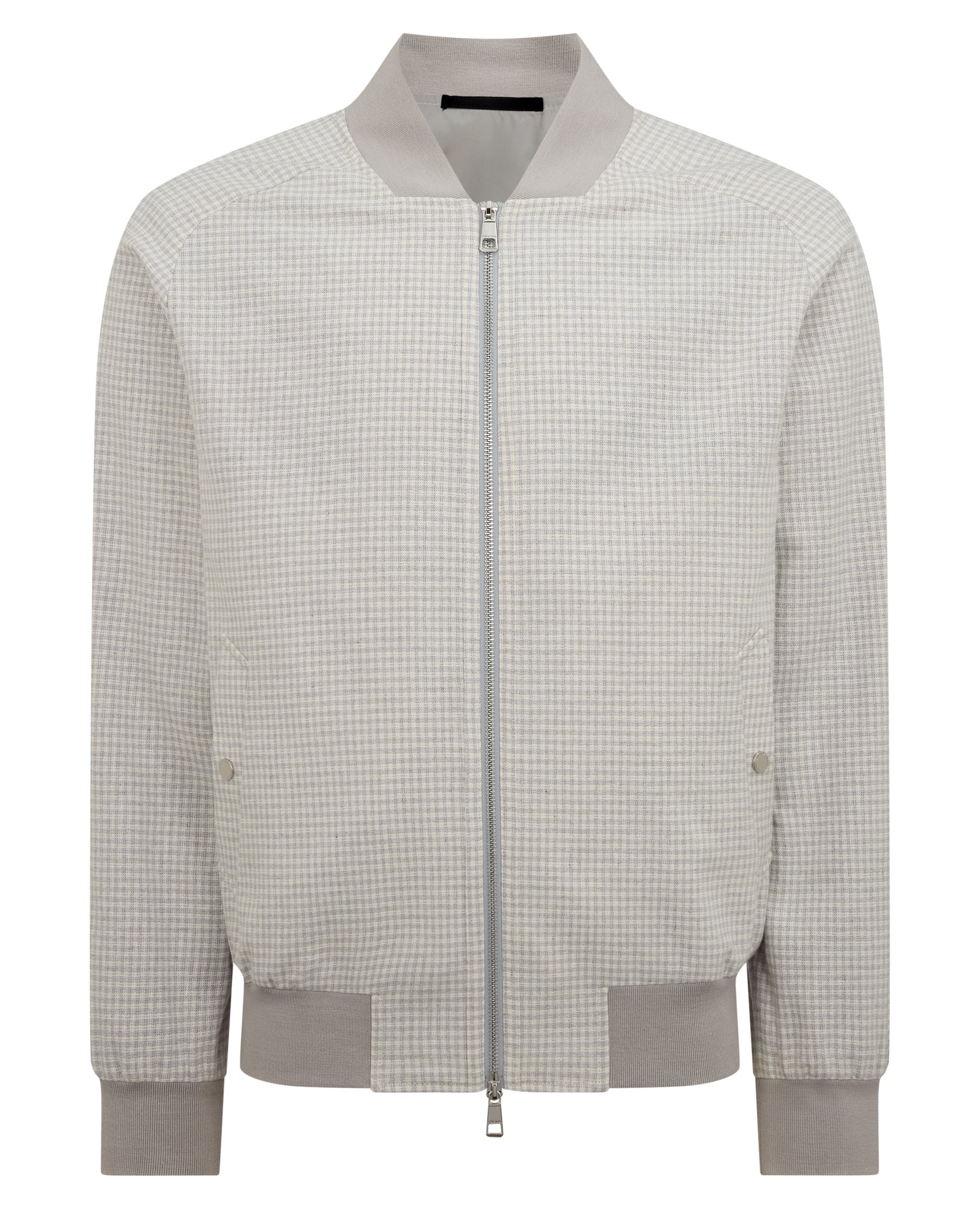 Regular Fit Club Check Bomber Jacket - Image 6
