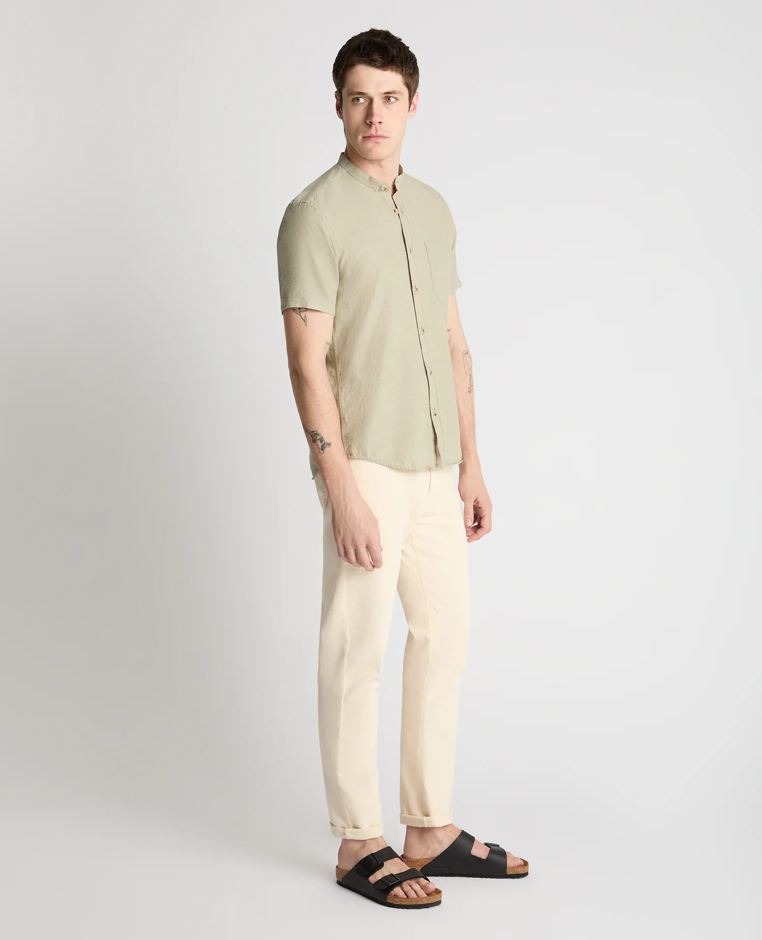 Regular Fit Cotton Blend Shirt - Image 4