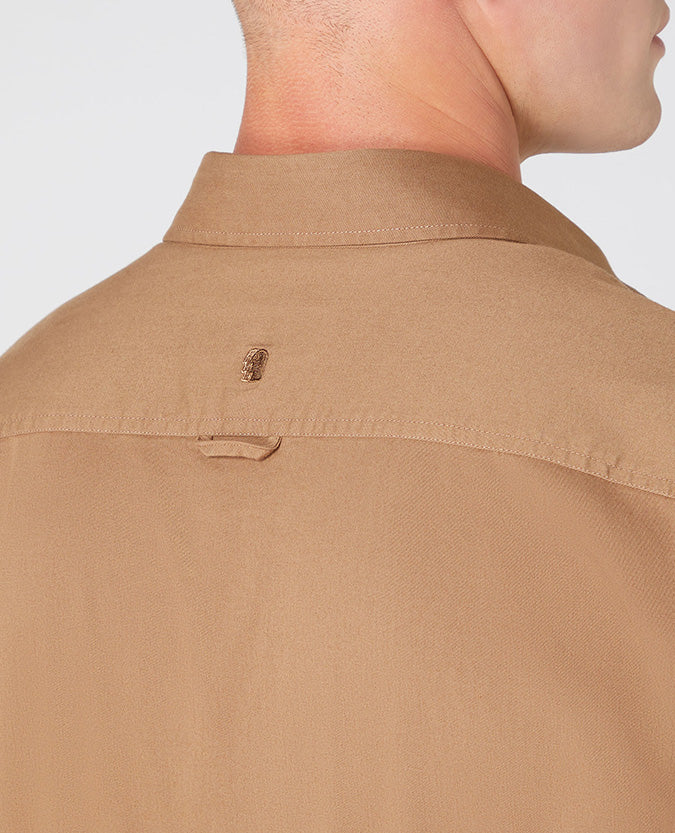 Regular Fit Cotton-Stretch Overshirt - Image 5