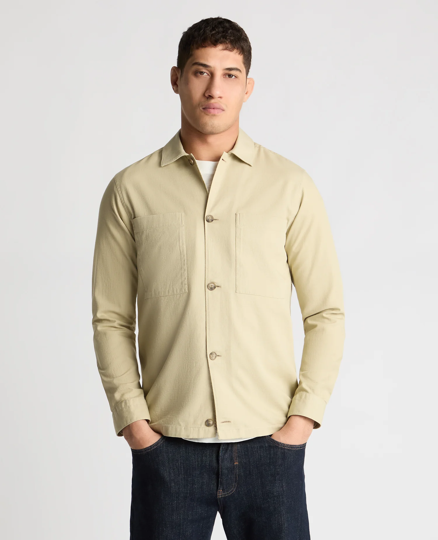 Regular Fit Cotton Shacket