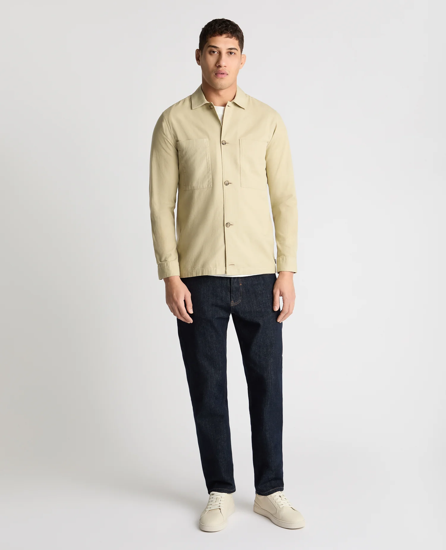 Regular Fit Cotton Shacket - Image 2