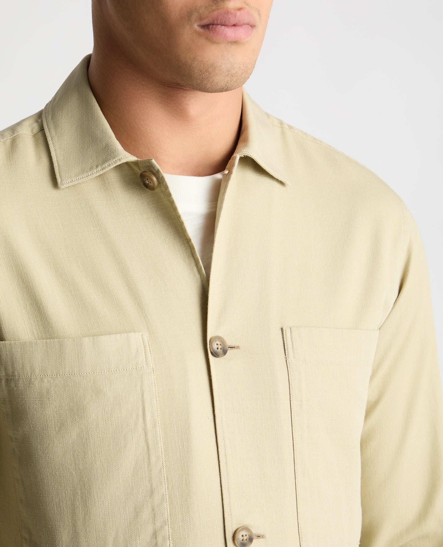 Regular Fit Cotton Shacket - Image 5