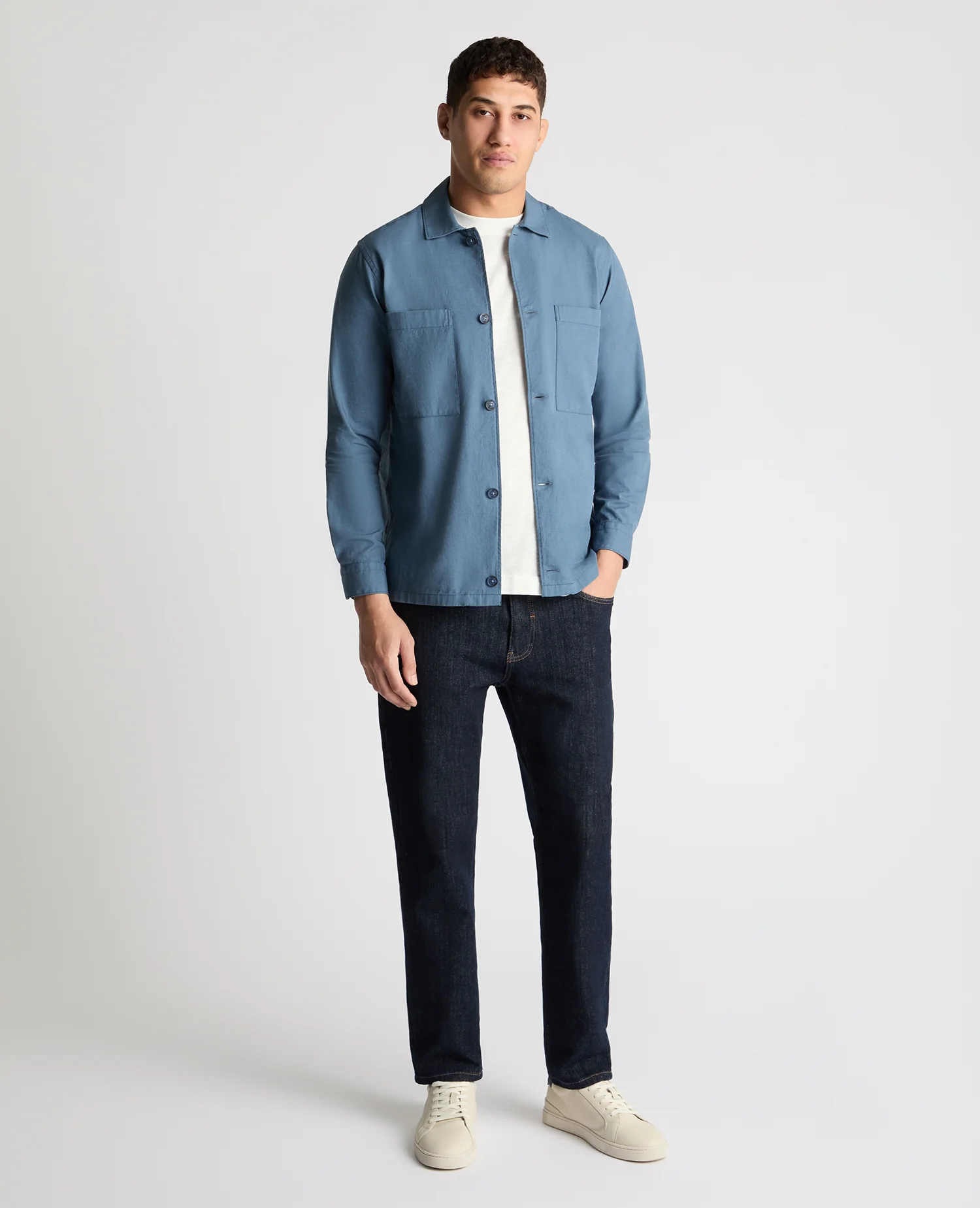 Regular Fit Cotton Shacket - Image 2