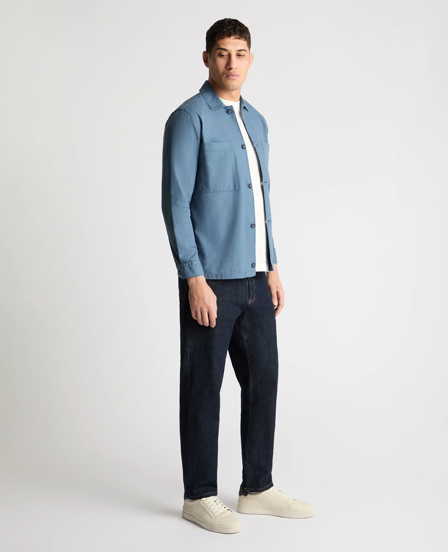 Regular Fit Cotton Shacket - Image 4