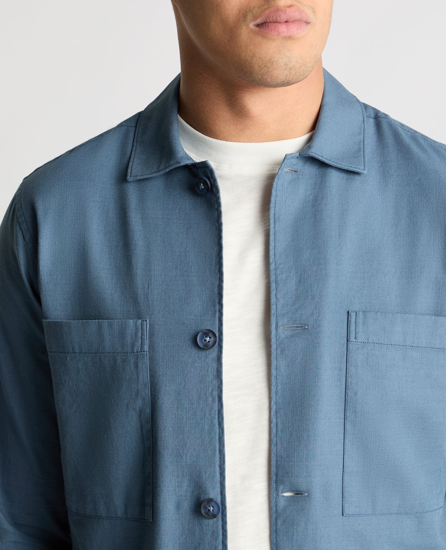 Regular Fit Cotton Shacket - Image 5
