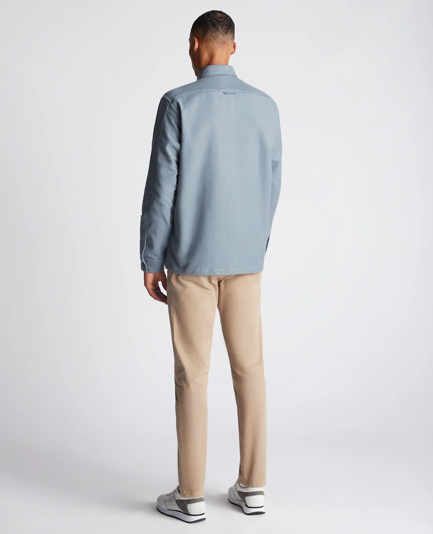 Regular Fit Heavyweight Cotton Overshirt - Image 3