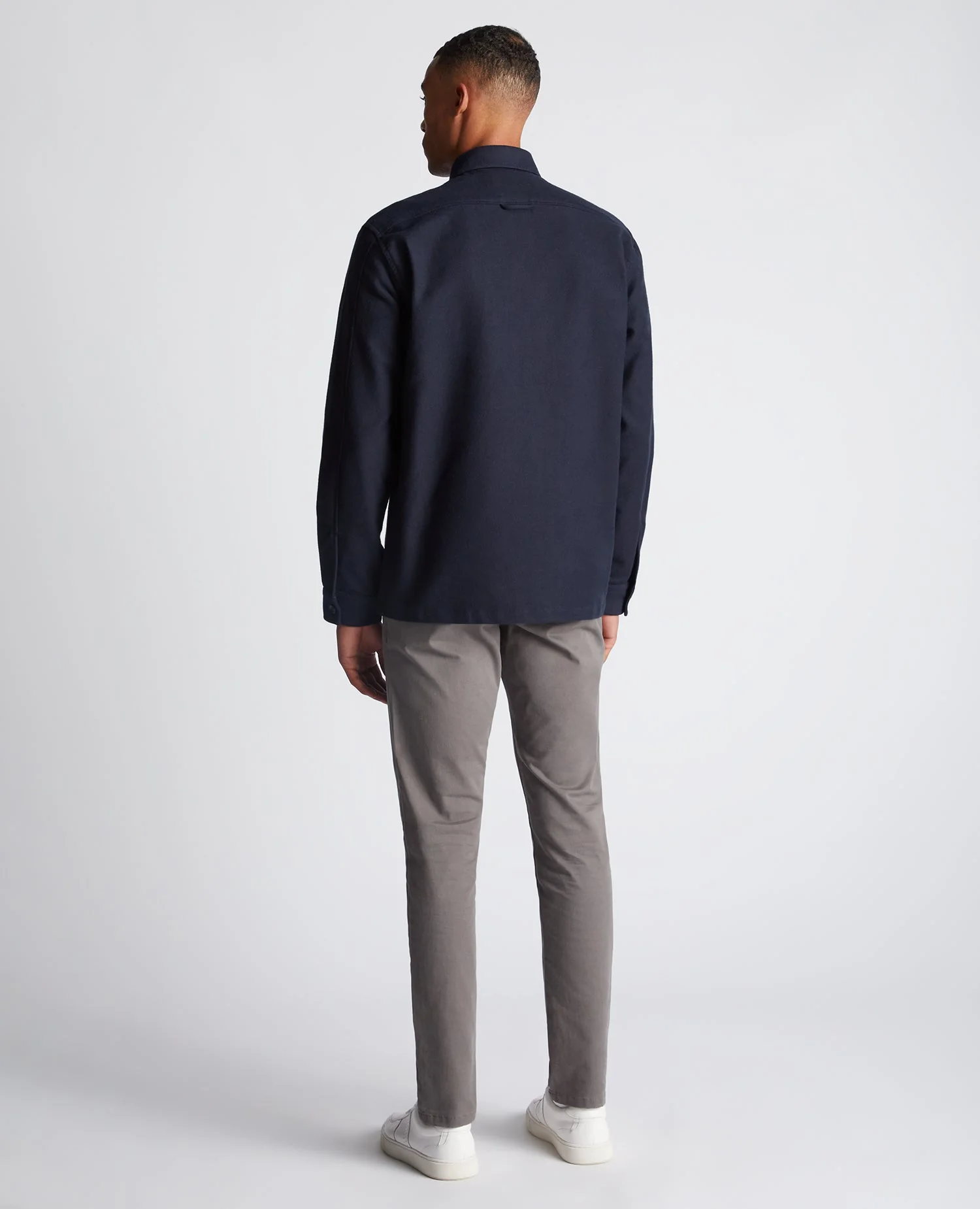 Regular Fit Heavyweight Cotton Overshirt - Image 3