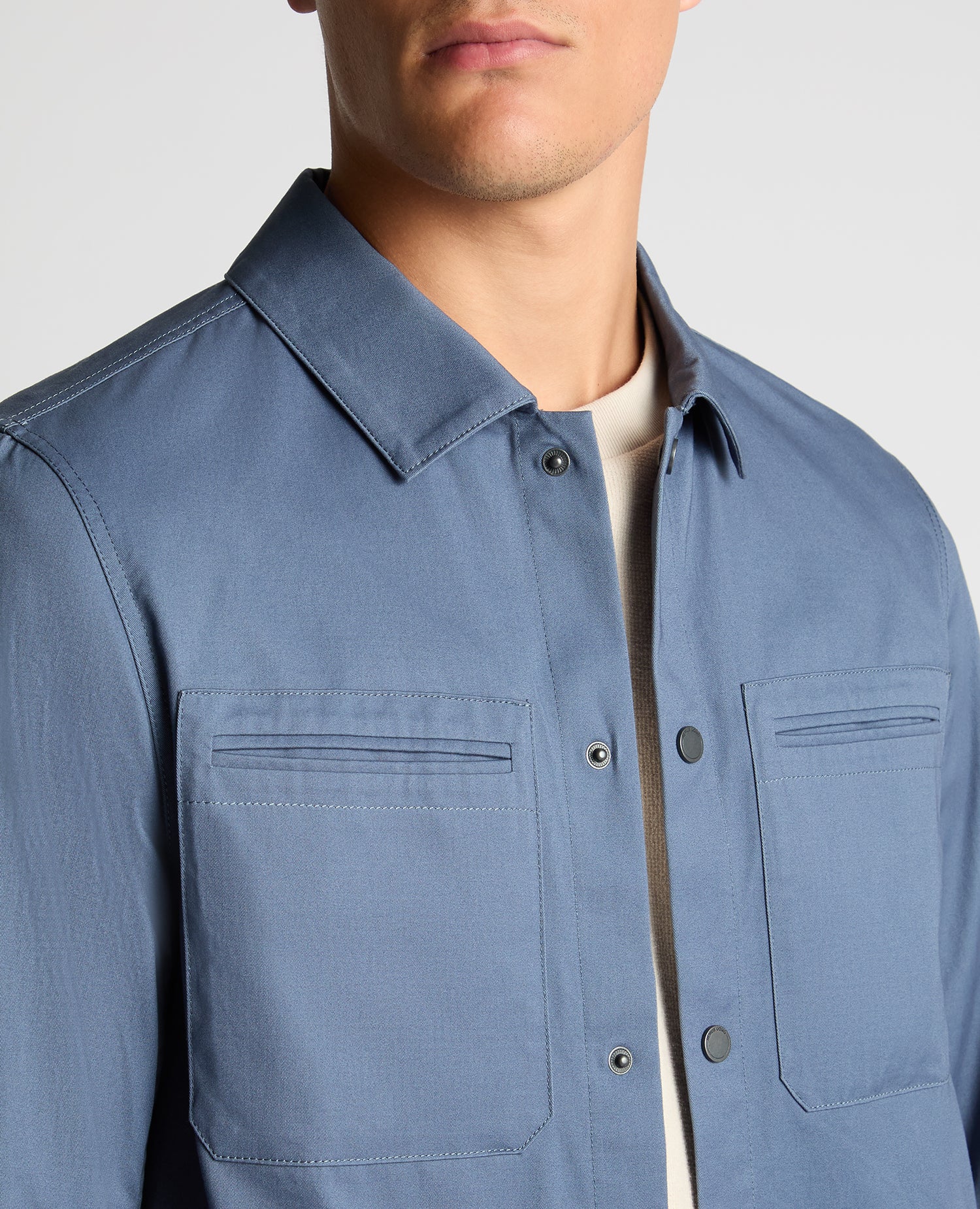 Regular Fit Cotton Twill Utility Jacket - Image 5
