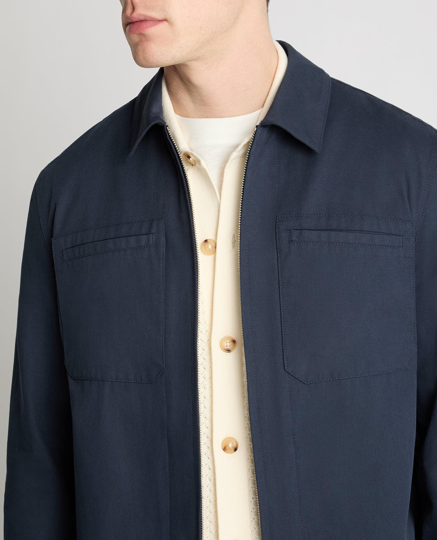 Regular Fit Cotton Utility Jacket - Image 5
