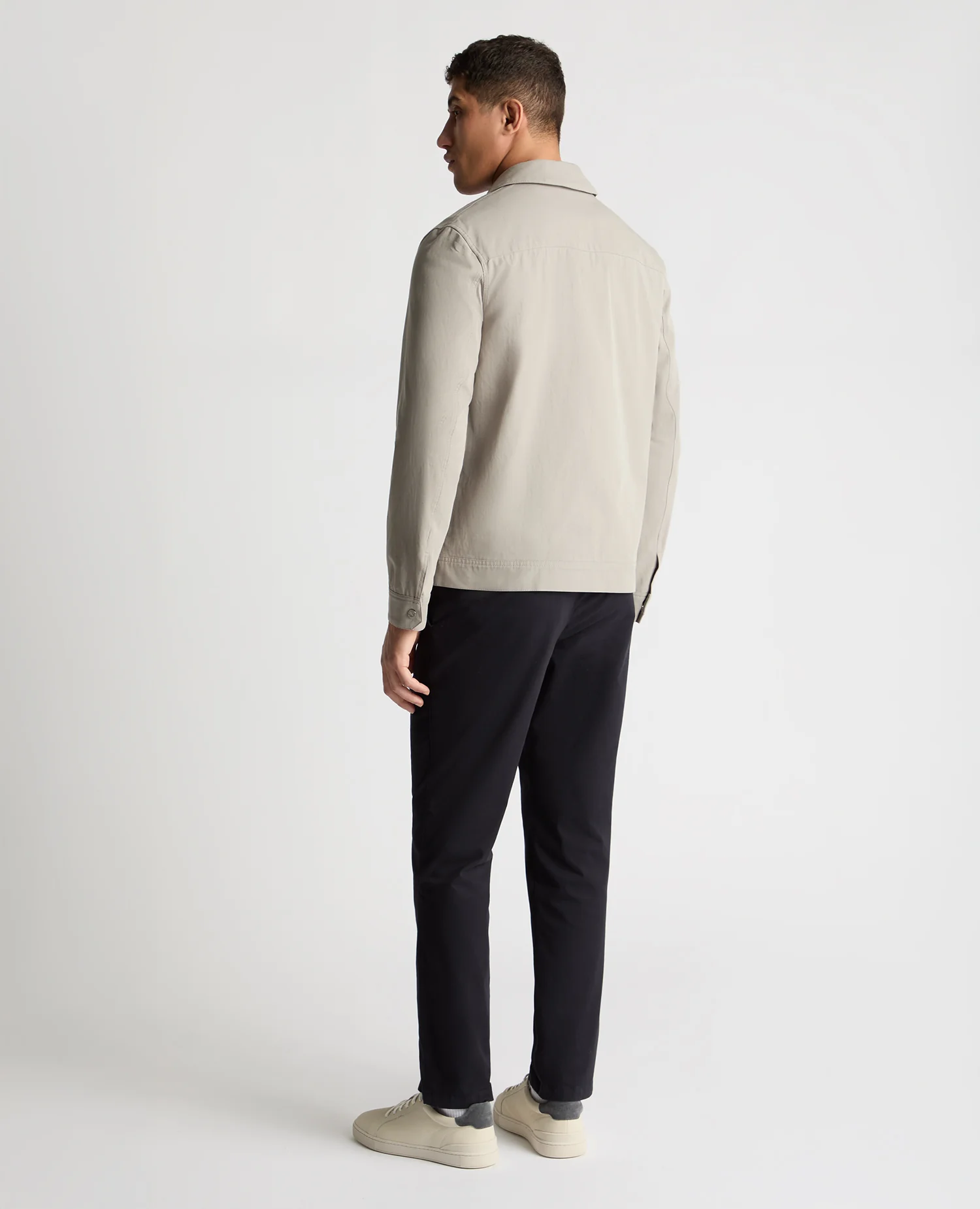 Regular Fit Cotton Utility Jacket - Image 3