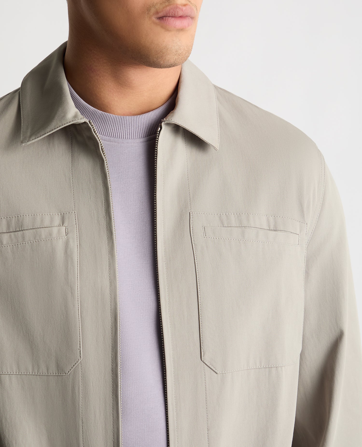 Regular Fit Cotton Utility Jacket - Image 5