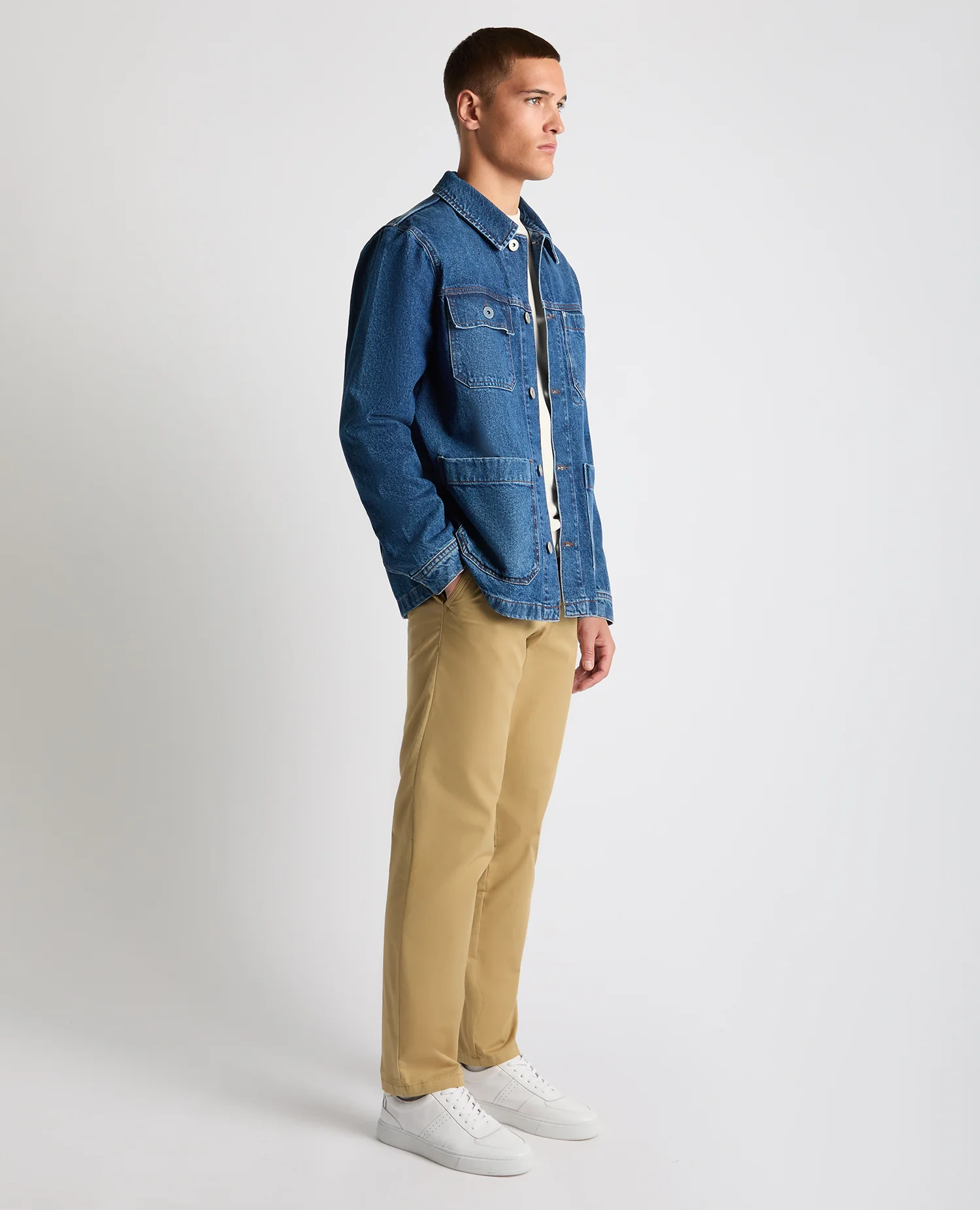 Regular Fit Denim Jacket - Image 4