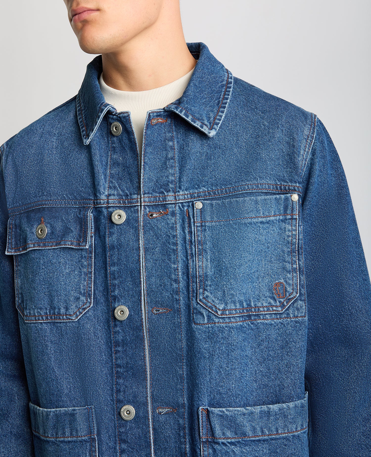 Regular Fit Denim Jacket - Image 5