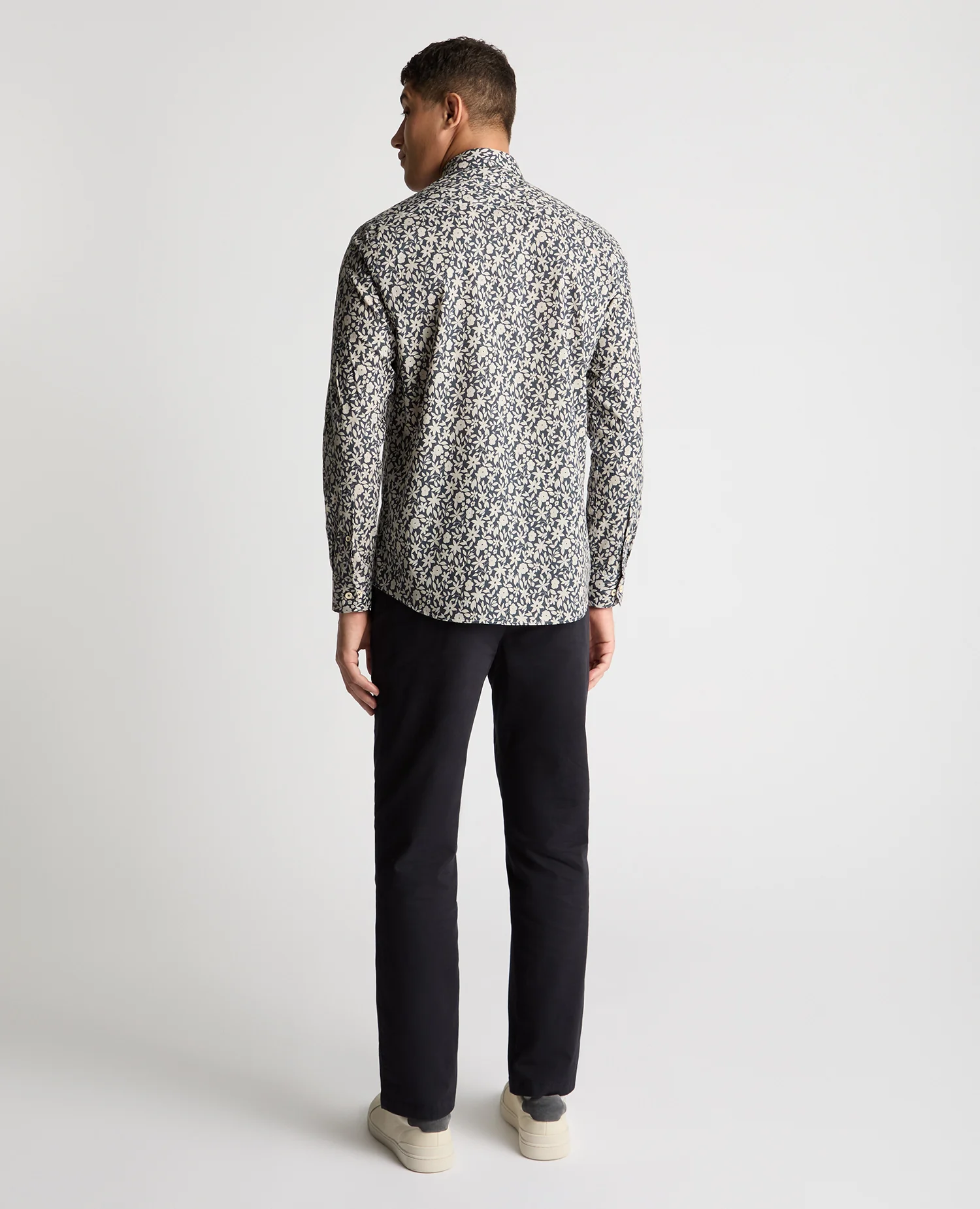 Regular Fit Floral Cotton Shirt - Image 3