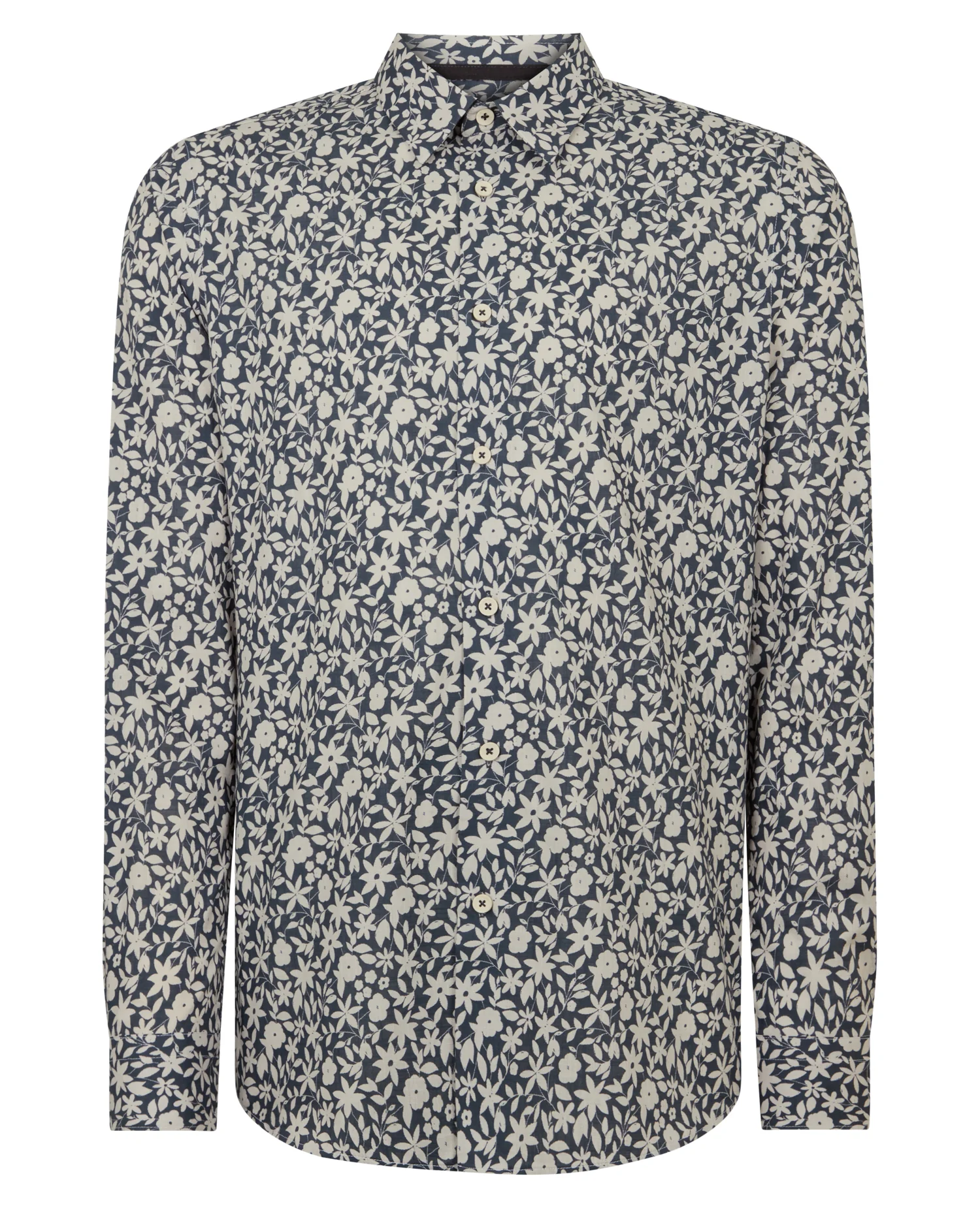 Regular Fit Floral Cotton Shirt - Image 6