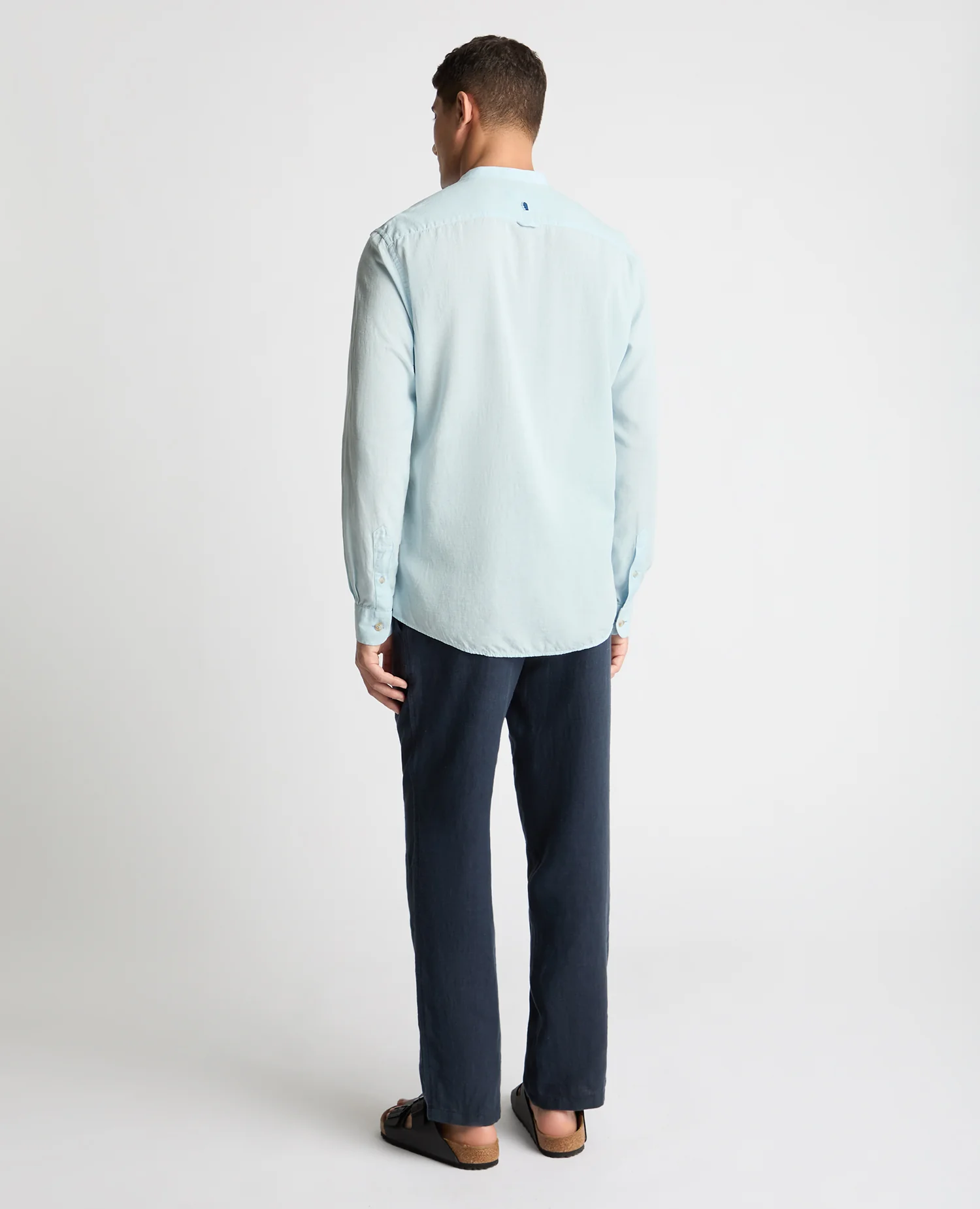 Regular Fit Linen-Blend Shirt - Image 3