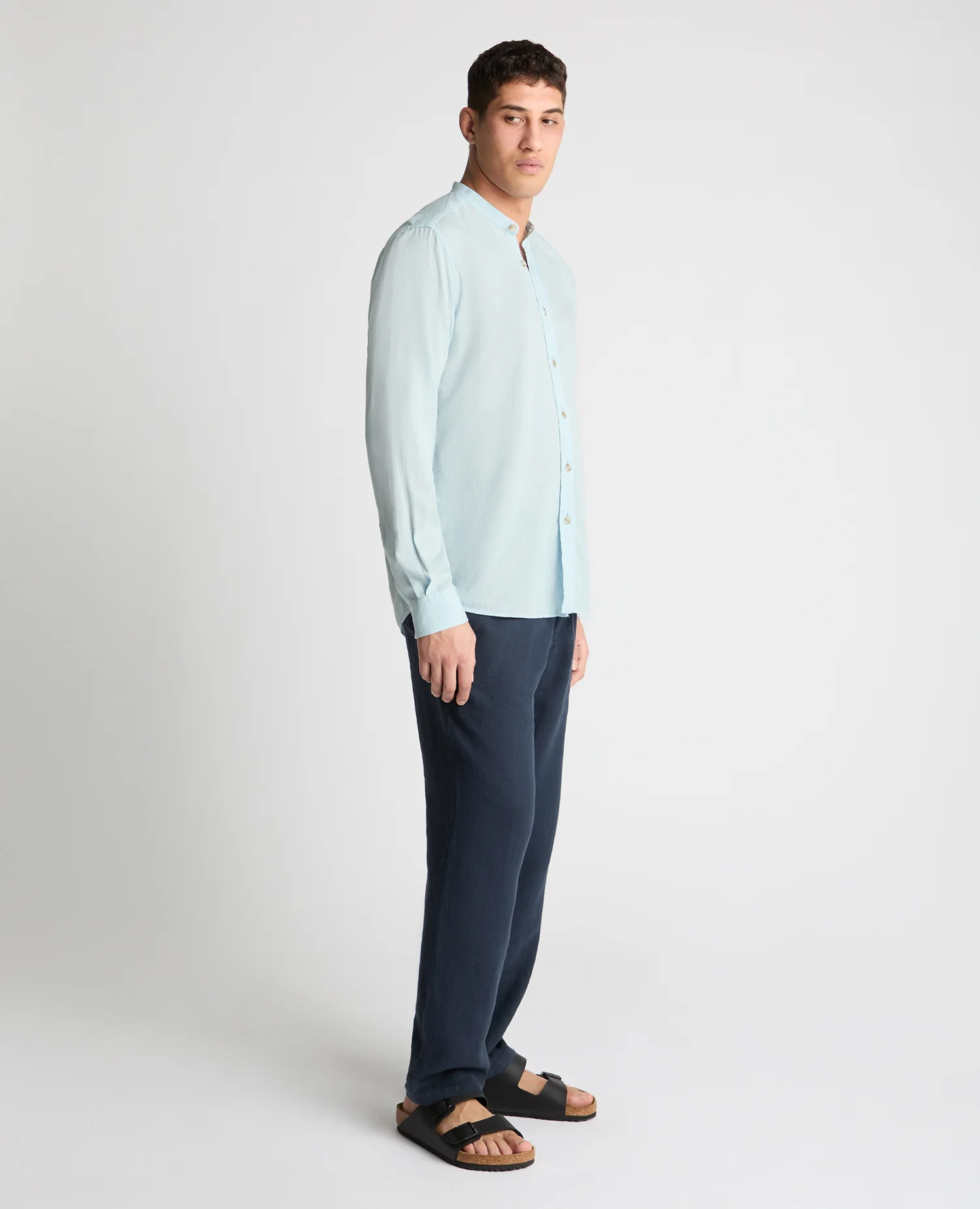 Regular Fit Linen-Blend Shirt - Image 4