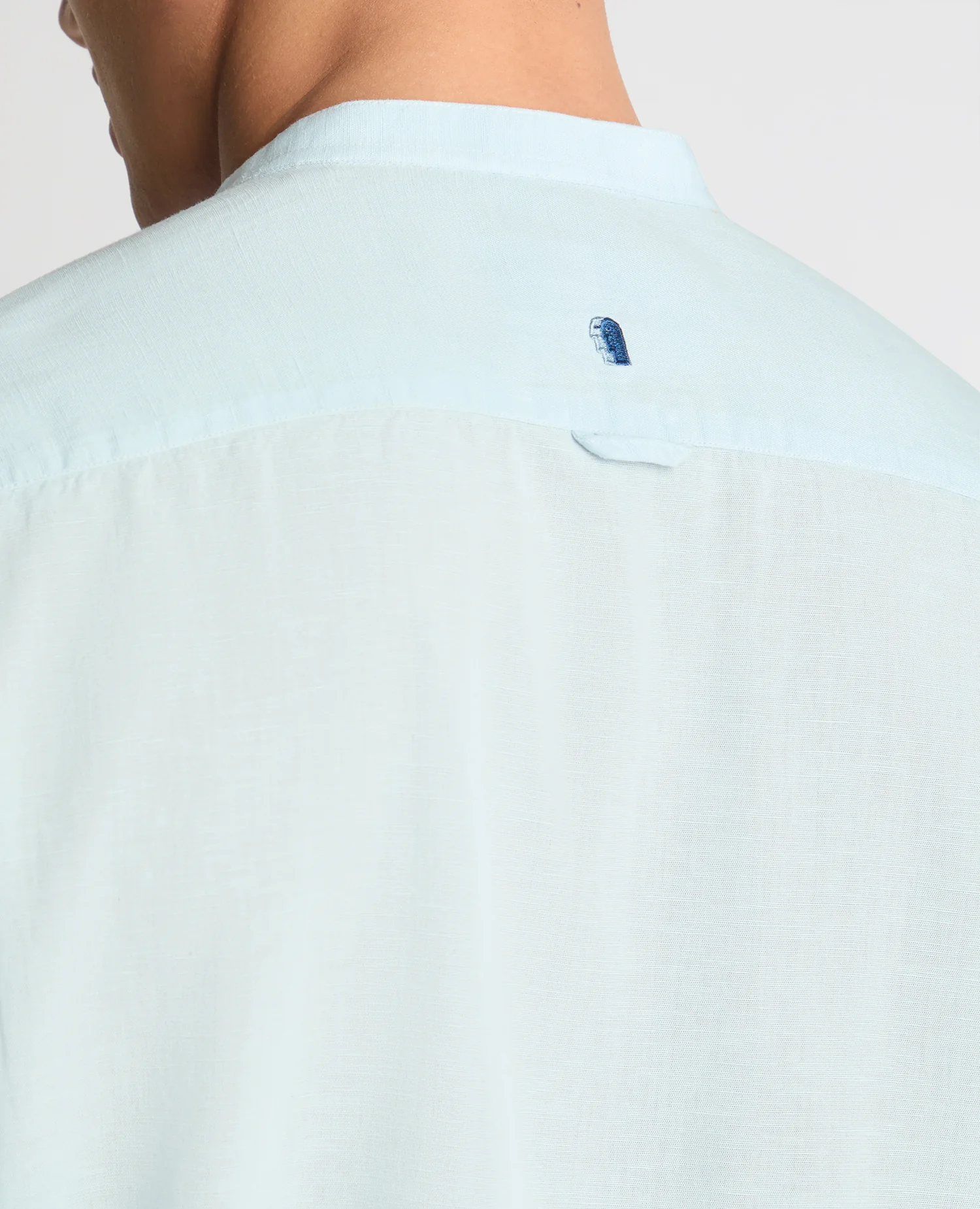 Regular Fit Linen-Blend Shirt - Image 6